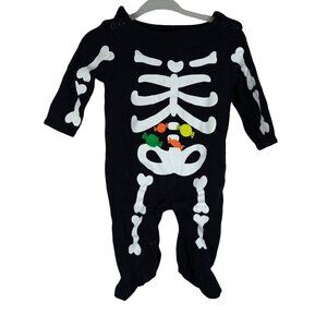 Baby Skeleton Footed Pajamas by Just One You Made By Carters 3M